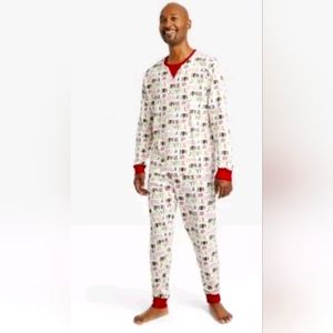 Mens Holiday Joyful Matching Family Pajamas Set Wondershop Size 2X